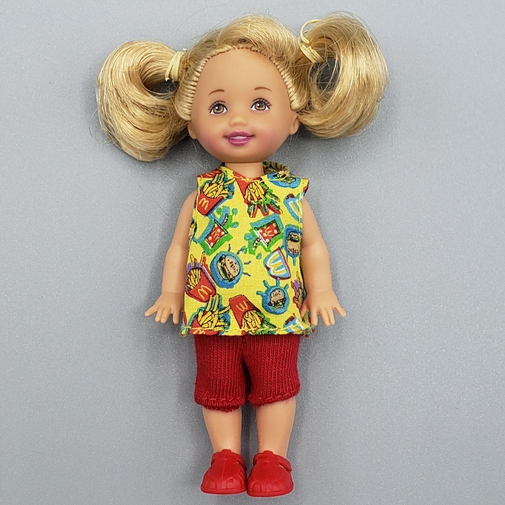 Barbie Kelly Doll McDonald's Fun Time 2001 Vintage Fully Clothed Little‎ Sister